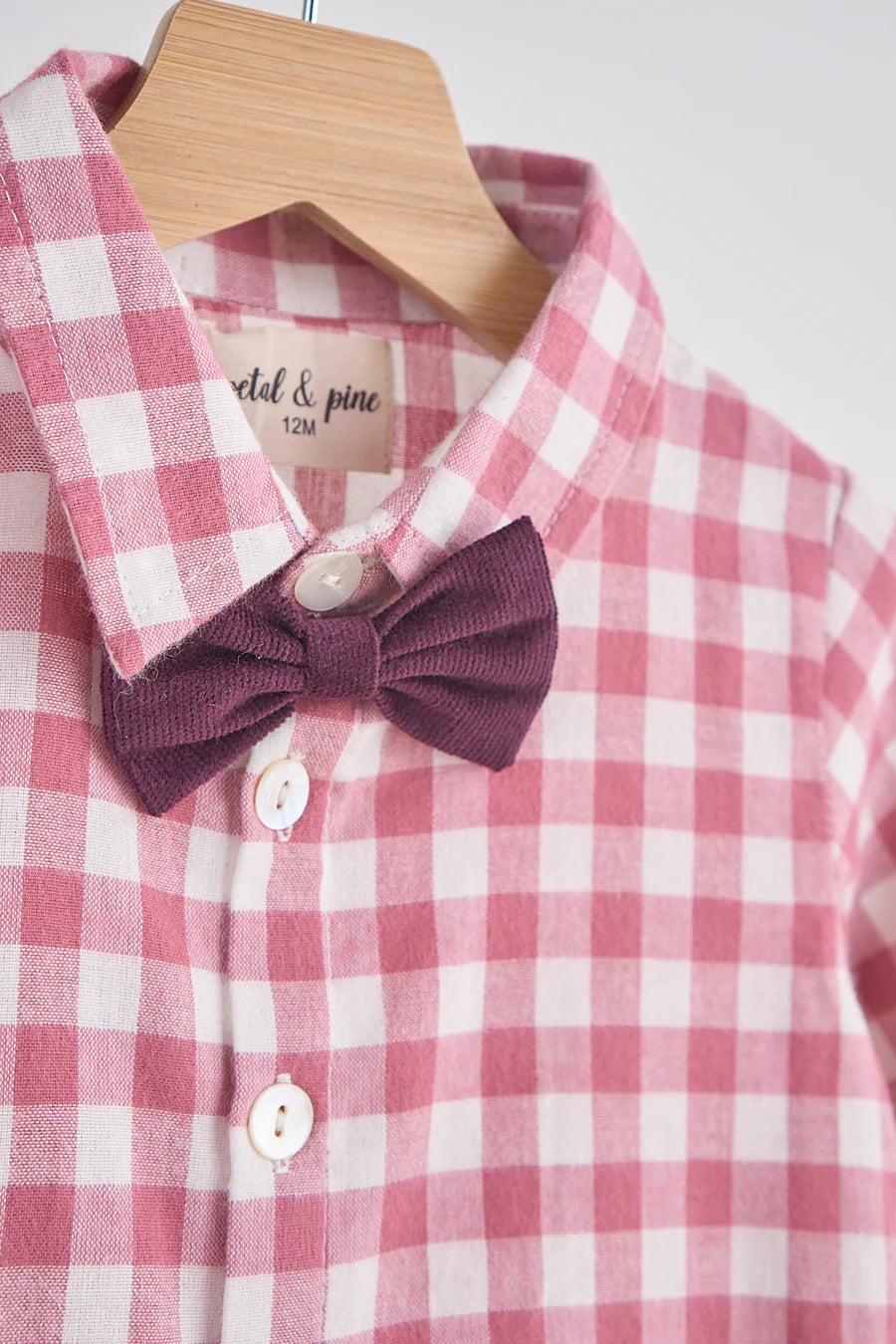 Gingham Boy Flannel Button Down