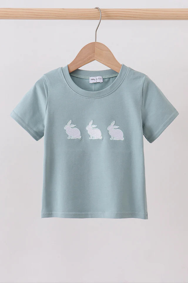 Boy's Blue Bunny Shirt