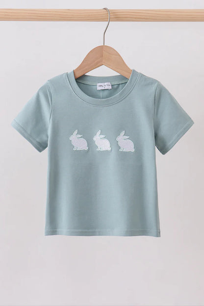 Boy's Blue Bunny Shirt