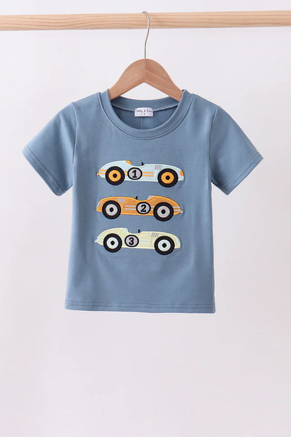 Racing Car Applique Top