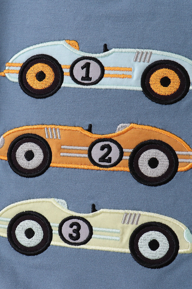 Racing Car Applique Top