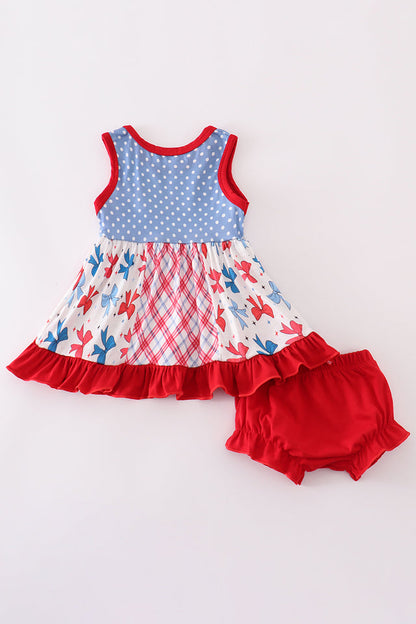 Red, White & Blue Bloomer Set