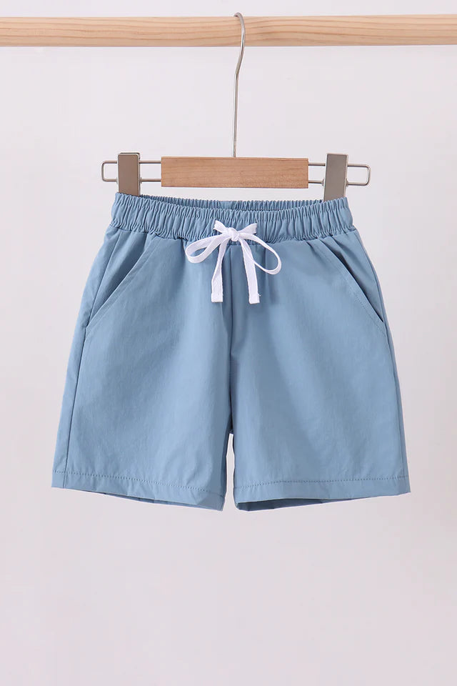 Dusty Blue Performance Shorts