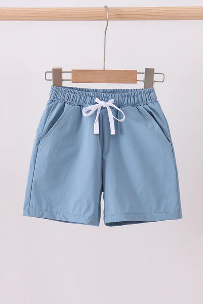Dusty Blue Performance Shorts
