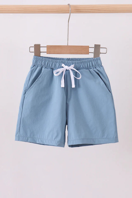 Dusty Blue Performance Shorts