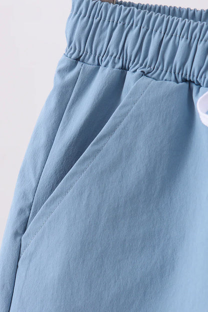 Dusty Blue Performance Shorts