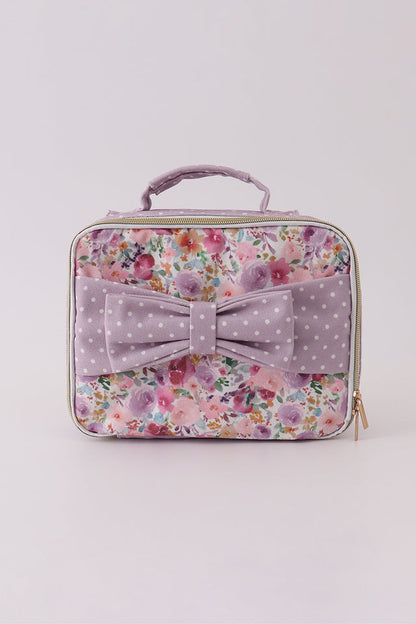 Canvas Bow Lunch Bag