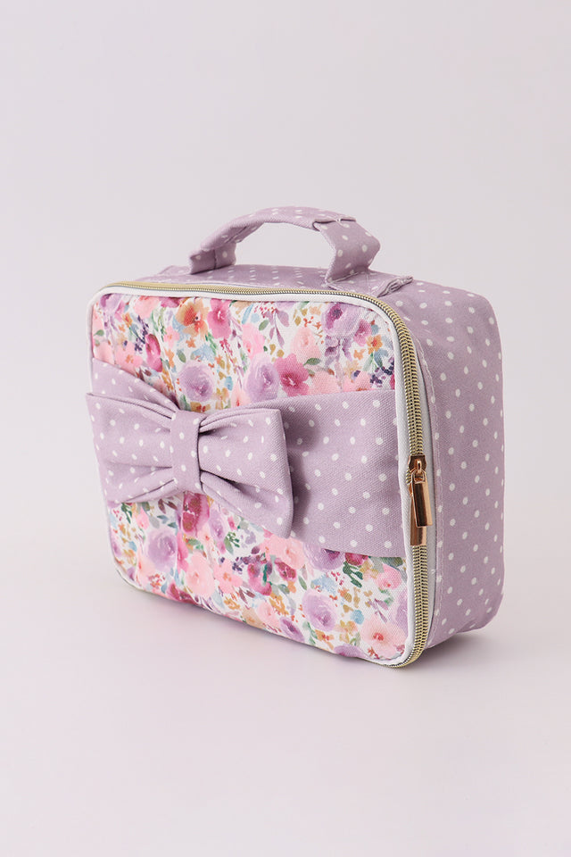 Canvas Bow Lunch Bag