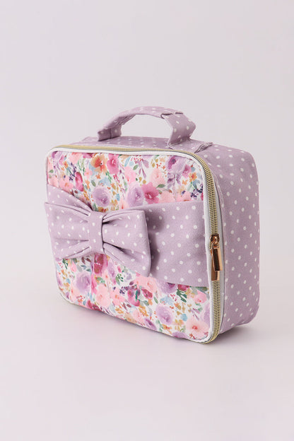 Canvas Bow Lunch Bag