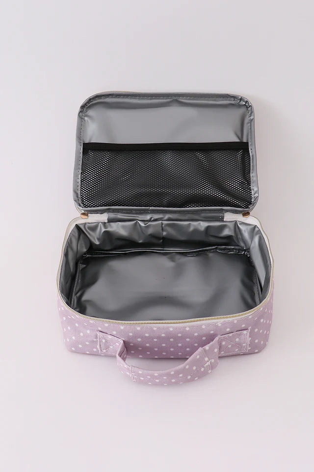 Canvas Bow Lunch Bag