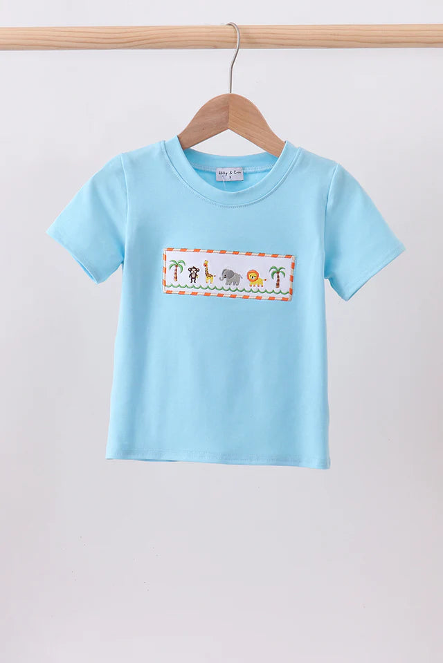 Zoo Embroidery Top