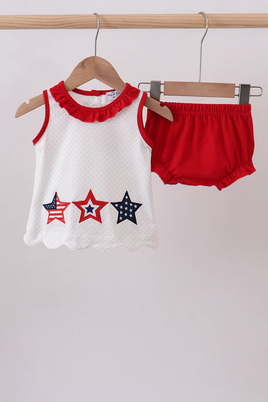 Red Bloomer Set