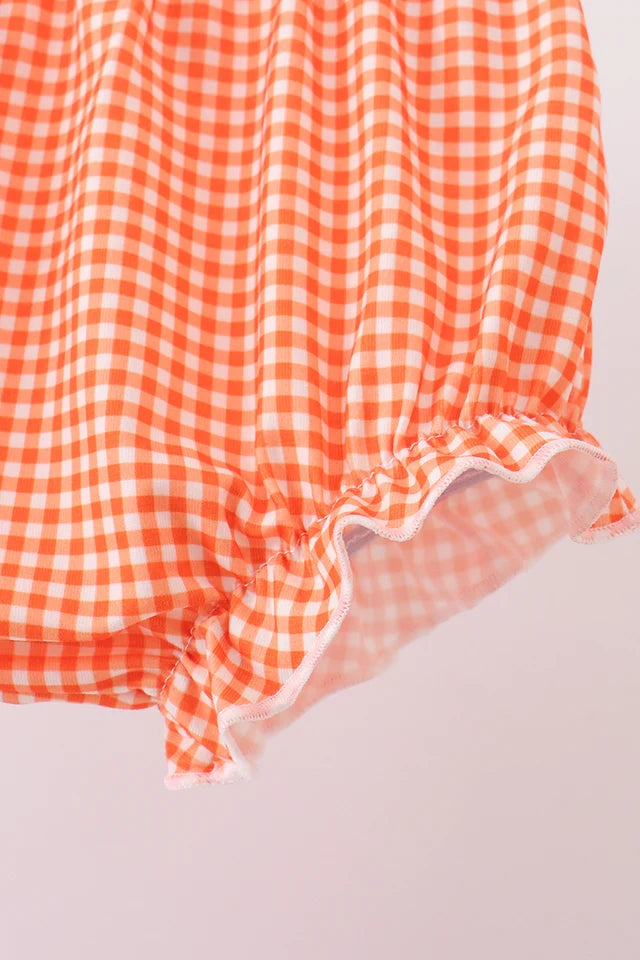 Candy Corn Smocked Bloomer Set